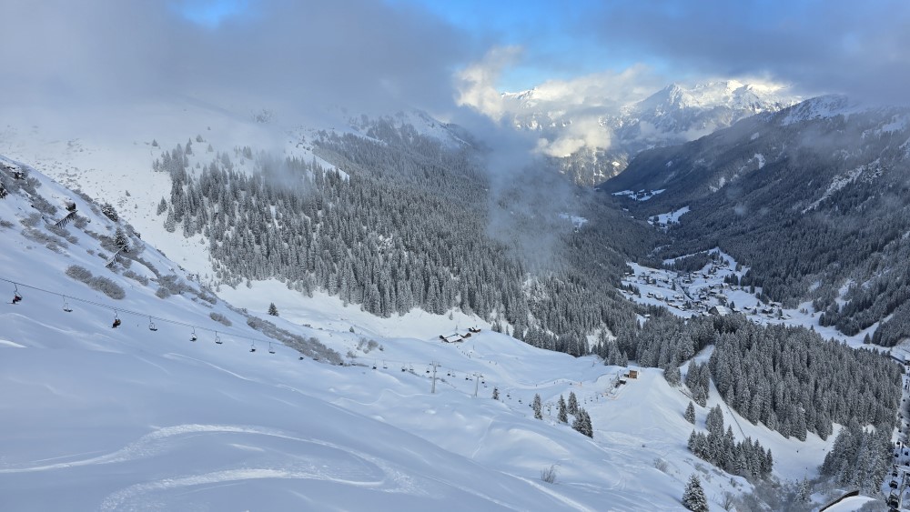 Skiën in Gargellen.